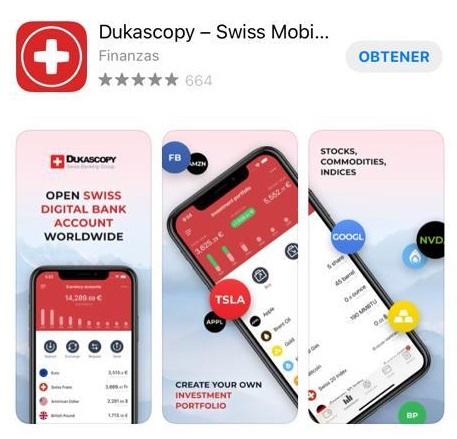 Dukascopy app